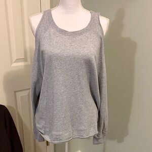 Casual Heather Gray Women's Sweatshirt